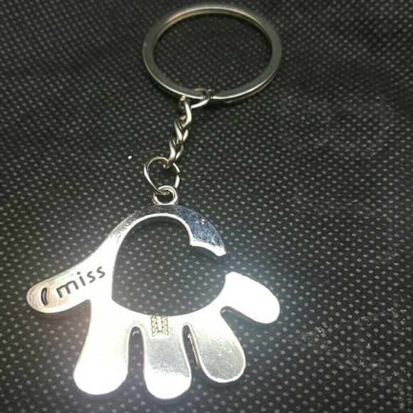 SALE Couples Keyring Heart Miss You NEW - Picture 3 of 4